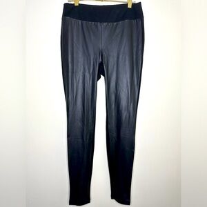 J. McLaughlin faux leather pull on spandex pants women’s size small